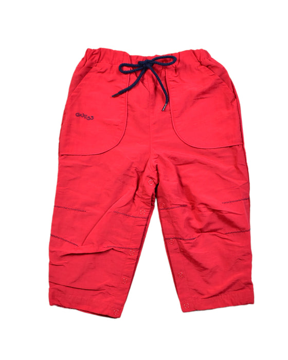 A Red Casual Pants from Guess in size 12-18M for girl. (Front View)