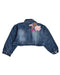 A Blue Lightweight Jackets from Guess in size 12-18M for girl. (Back View)