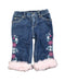 A Blue Jeans from Guess in size 6-12M for girl. (Front View)