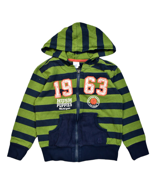 A Green Lightweight Jackets from Guess in size 6-12M for boy. (Front View)