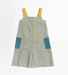 A Yellow Sleeveless Jumpsuits from Bochechas in size 9Y for girl. (Front View)
