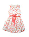 A White Sleeveless Dresses from Gingersnaps in size 10Y for girl. (Front View)