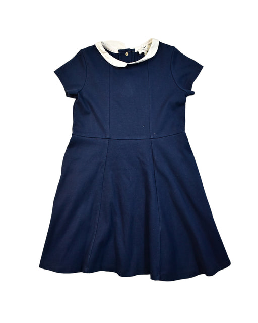 A Blue Sleeveless Dresses from Cyrillus in size 8Y for girl. (Front View)