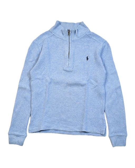 A Blue Sweatshirts from Polo Ralph Lauren in size 5T for boy. (Front View)