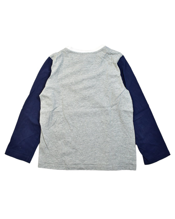 A Grey Long Sleeve Tops from Janie & Jack in size 6T for boy. (Back View)