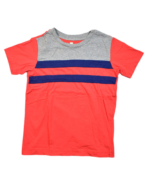 A Red T Shirts from Tea in size 6T for boy. (Front View)