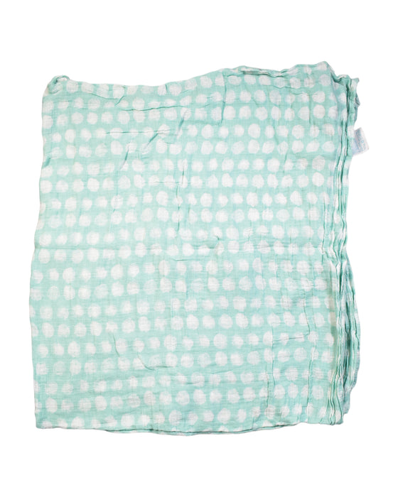 A Green Blankets from Aden & Anais in size O/S for neutral. (Back View)