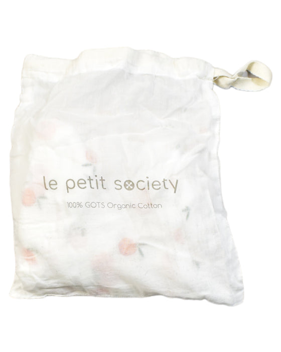 A White Swaddles from Le Petit Society in size O/S for neutral. (Back View)