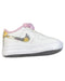 A White Sneakers from Nike in size 12-18M for girl. (Front View)