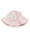 A Pink Sun Hats from Seed in size M for girl. (Back View)