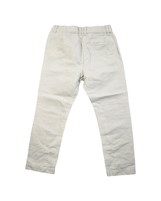 A Ivory Casual Pants from Vertbaudet in size 4T for boy. (Back View)