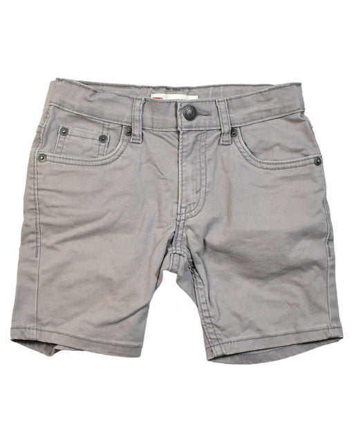 A Grey Shorts from Levi's in size 6T for boy. (Front View)