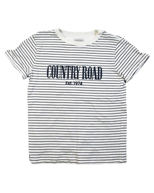 A White T Shirts from Country Road in size 5T for boy. (Front View)