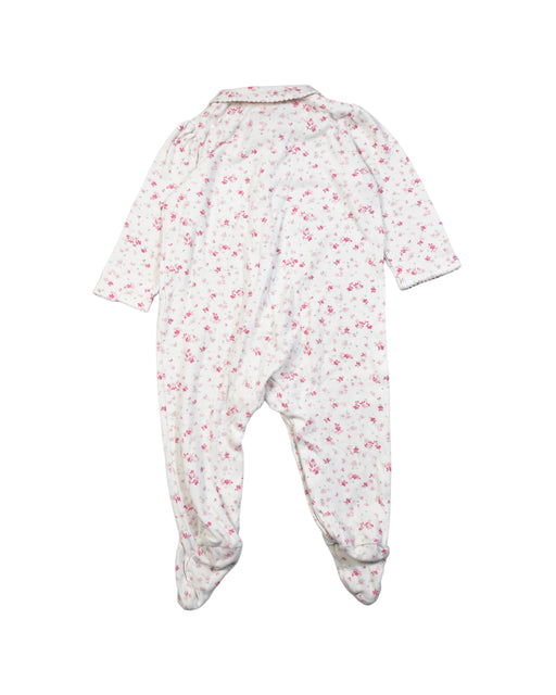 A Brown Onesies from The Little White Company in size 6-12M for girl. (Front View)