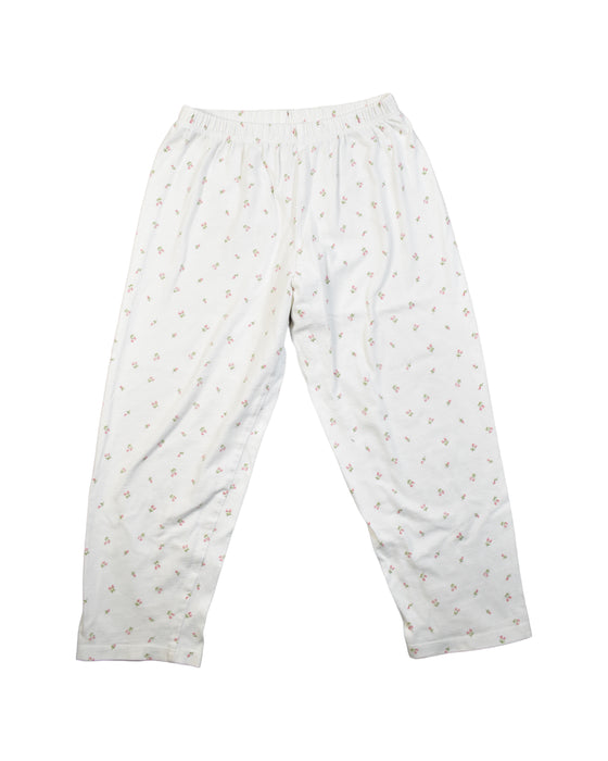 A White Pyjama Sets from The Little White Company in size 4T for girl. (Back View)