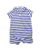 A White Rompers from Petit Bateau in size 12-18M for boy. (Back View)