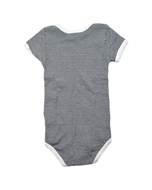 A Black Bodysuits from Petit Bateau in size 2T for boy. (Front View)