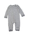 A White Onesies from Petit Bateau in size 12-18M for boy. (Back View)