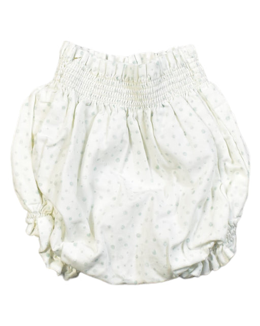 A White Bloomers from Paz Rodriguez in size 3-6M for girl. (Front View)