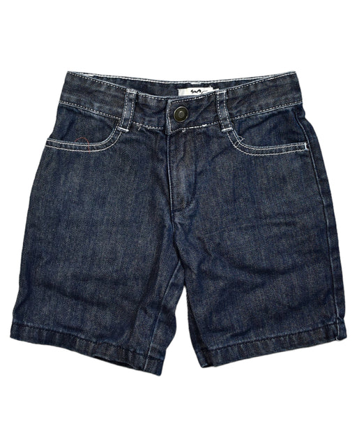 A Blue Shorts from Cyrillus in size 4T for boy. (Front View)