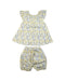 A Yellow Shorts Sets from Hannabe in size 6-12M for girl. (Back View)