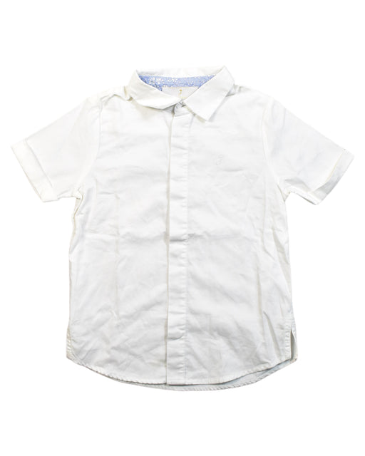 A White Shirts from Jacadi in size 6T for boy. (Front View)