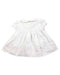 A White Short Sleeve Dresses from Sarah Louise in size 0-3M for girl. (Back View)