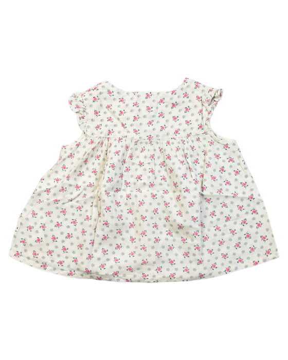 A Ivory Sleeveless Dresses from Bonpoint in size 12-18M for girl. (Back View)
