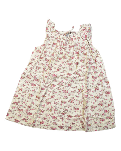 A Ivory Sleeveless Dresses from Bonpoint in size 2T for girl. (Front View)
