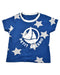 A Blue Pyjama Sets from Petit Bateau in size 4T for neutral. (Front View)