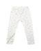 A White Leggings from Jamie Kay in size 2T for girl. (Front View)
