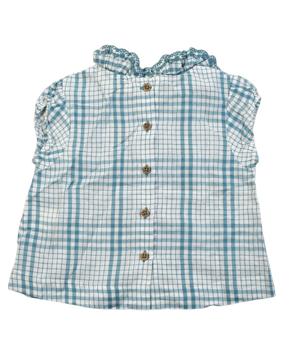 A Blue Shirts from Chateau de Sable in size 2T for girl. (Back View)