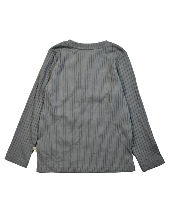 A Grey Long Sleeve Tops from House of Jamie in size 6T for boy. (Back View)