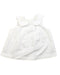 A White Sleeveless Tops from Jacadi in size 12-18M for girl. (Front View)