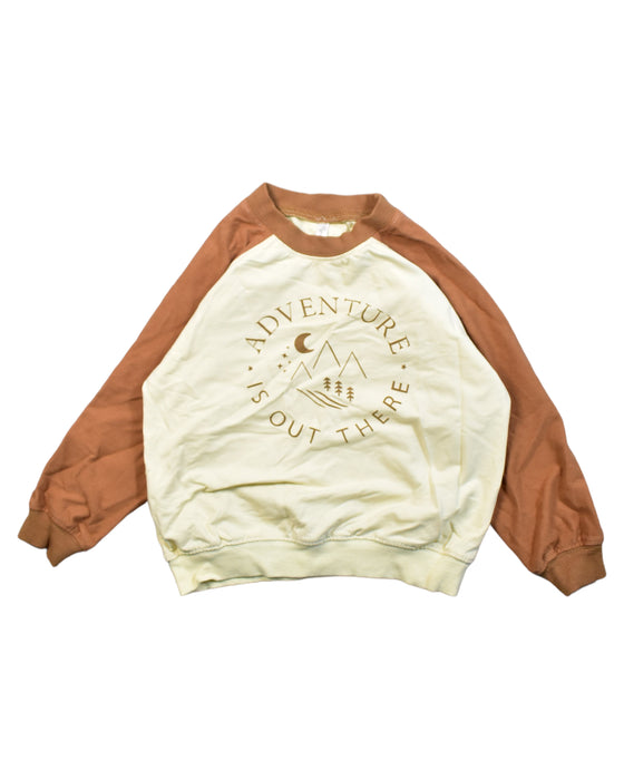 A Brown Pyjama Sets from Rylee + Cru in size 5T for neutral. (Front View)