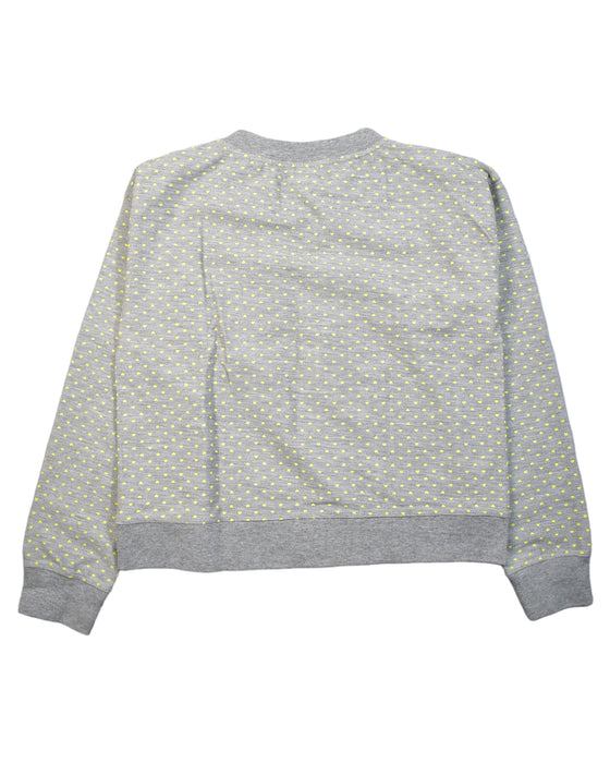 A Grey Sweatshirts from Armani in size 12Y for girl. (Back View)