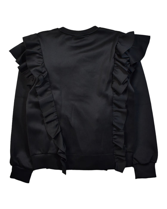 A Black Long Sleeve Tops from Fendi in size 12Y for girl. (Back View)