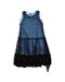 A Blue Sleeveless Dresses from TWINSET in size 12Y for girl. (Front View)