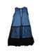 A Blue Sleeveless Dresses from TWINSET in size 12Y for girl. (Back View)