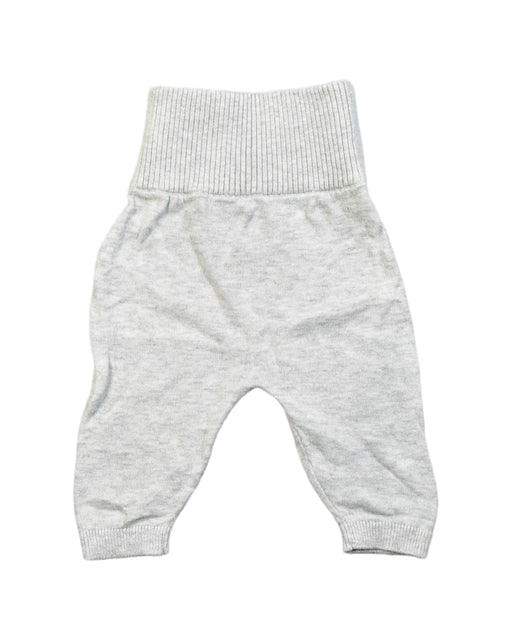 A Grey Sweatpants from Purebaby in size Newborn for boy. (Front View)