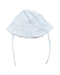 A Blue Sun Hats from Purebaby in size Newborn for girl. (Back View)