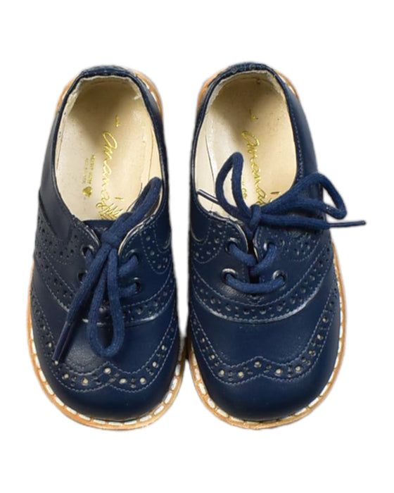 A Navy Loafers & Moccasins from Ananás Petit in size 3-6M for boy. (Back View)