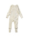 A Yellow Jumpsuits from Purebaby in size 3-6M for boy. (Back View)