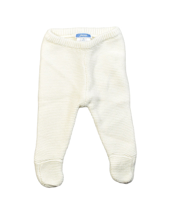 A White Pants Sets from Jacadi in size 0-3M for girl. (Back View)