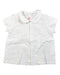 A White Short Sleeve Tops from Amaia in size 6-12M for girl. (Front View)