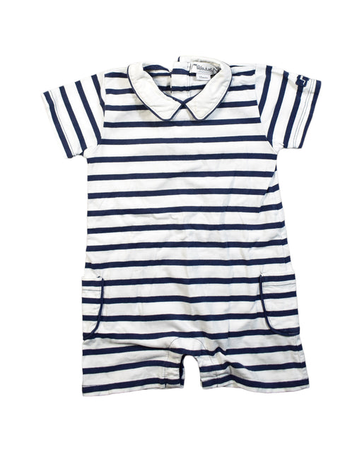 A White Rompers from Château de Sable in size 6-12M for girl. (Front View)