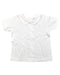 A White Short Sleeve Tops from Babidu in size 12-18M for girl. (Front View)