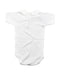 A White Bodysuits from Babidu in size 6-12M for girl. (Back View)