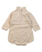 A Brown Bodysuits from Normandie in size 6-12M for girl. (Back View)