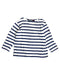 A White Long Sleeve Tops from Saint James in size 6-12M for boy. (Front View)